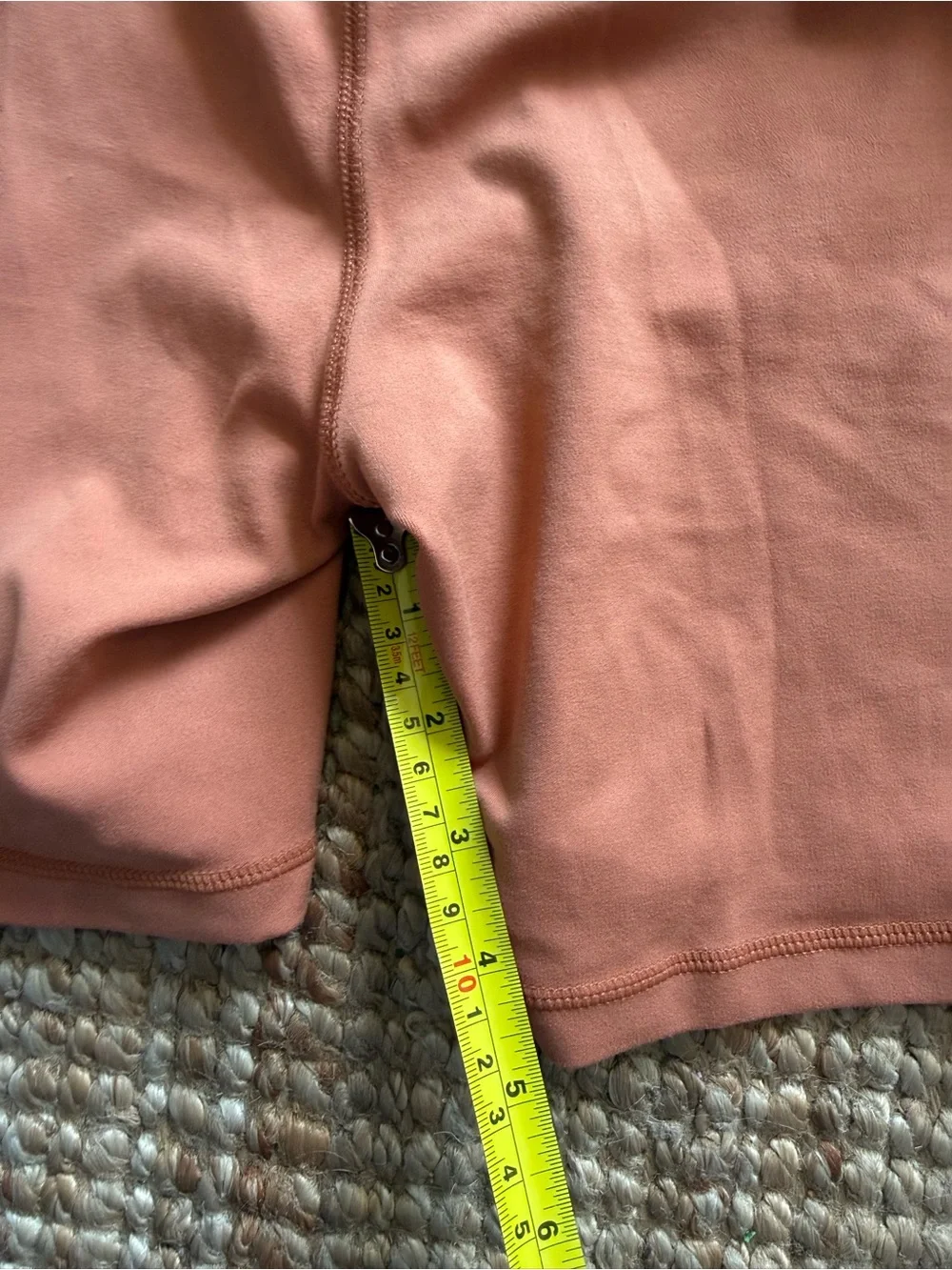 PARAGON High Rise Biker Shorts | 7” Inseam | Terracotta | M
